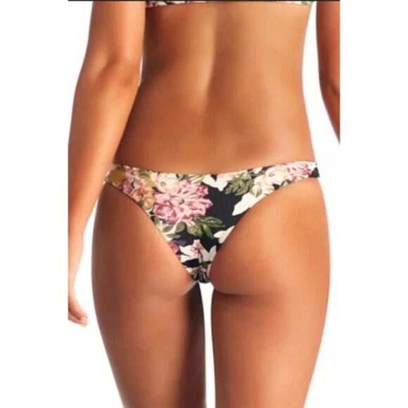 💕VITAMIN A💕 Bikini Capri Top + Rosie Cheeky Bottom Ambrosia Floral 10 L NWT - Picture 10 of 16
